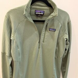 Patagonia Women's R1 Pullover Fleece - Terrain Green - R1